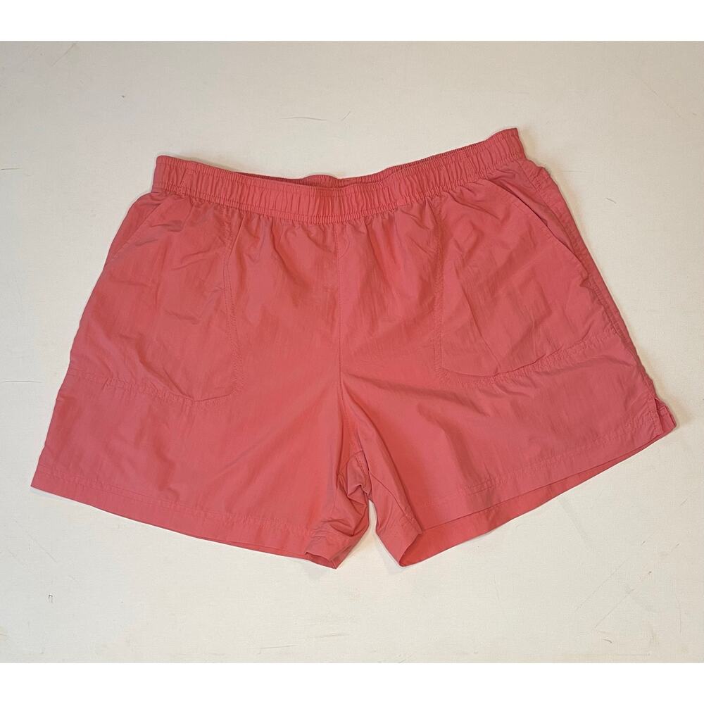 Columbia Women’s Coral Nylon Shorts M Quick Dry Hiking Outdoor Pockets 5” Inseam
